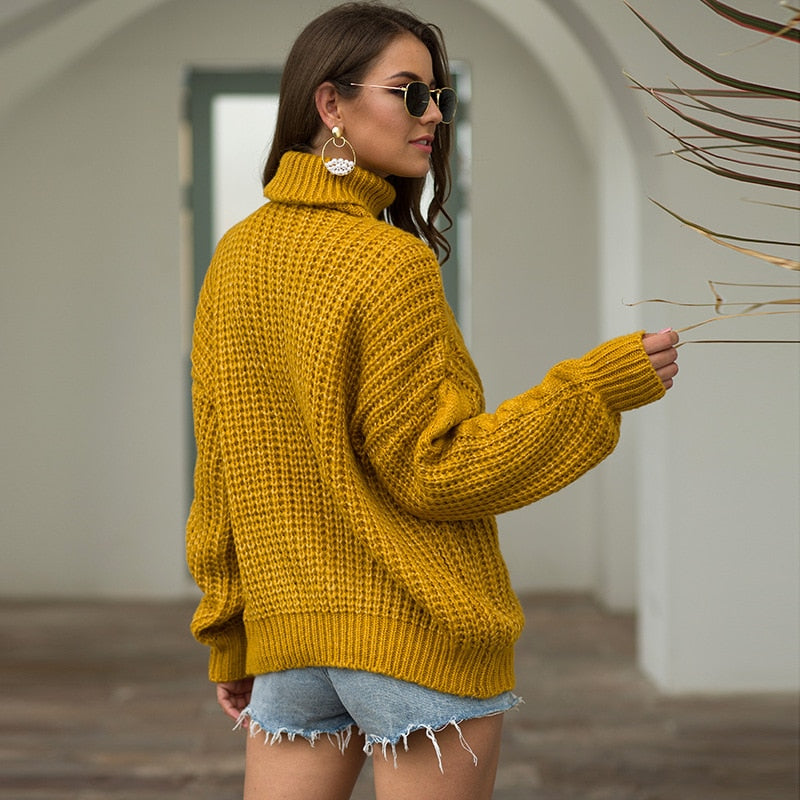 Knitted Turtleneck Sweater