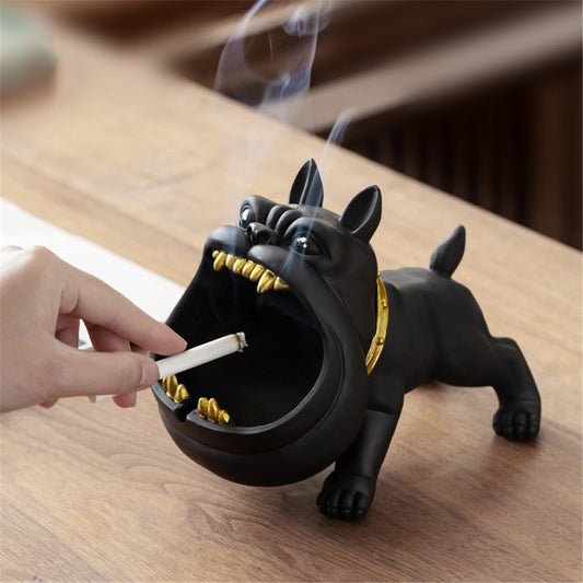 Ceramic Bulldog Ashtray