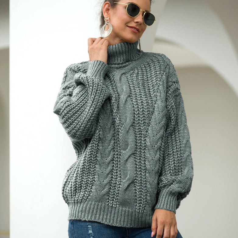 Knitted Turtleneck Sweater