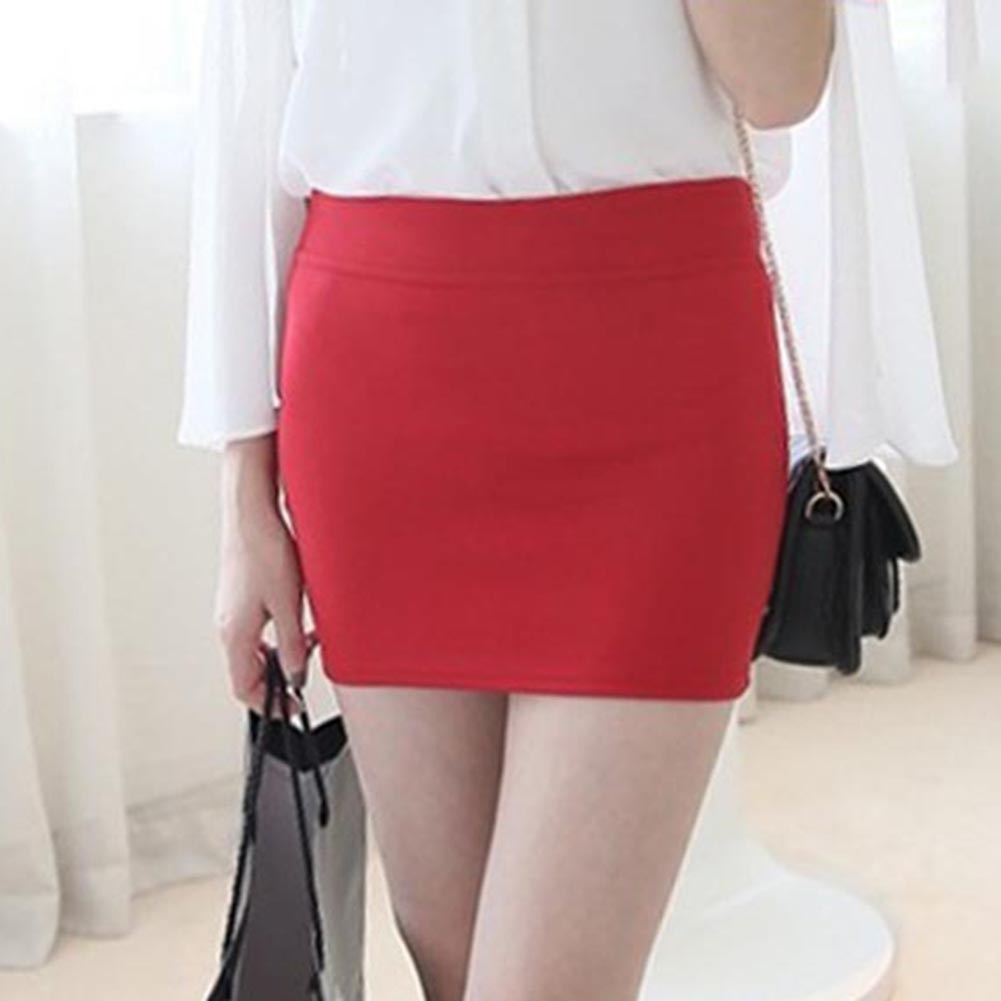 Summer Elastic Mini Skirt