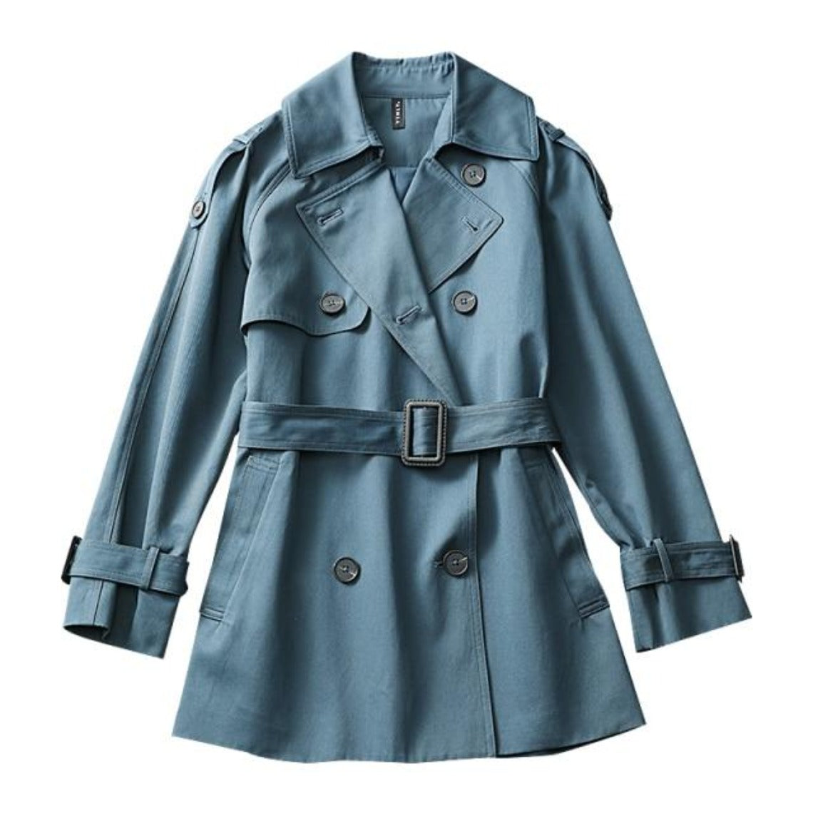 Korean Lapel Double Breasted Style Trench Coat
